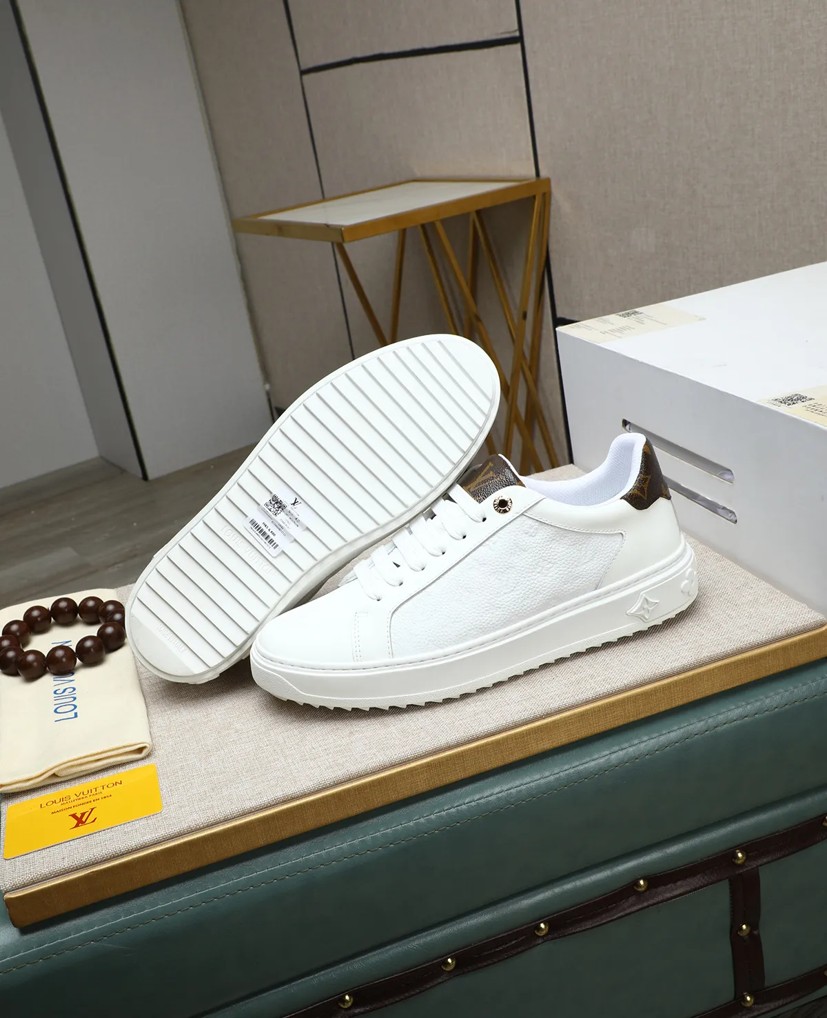 Men's men's shoes 💰540 📛📛(Niuli) high-end [LOUIS VUITTON] Louis Vuitton official website synchronized new products 👟Milan fashion catwalk style 🇰🇾🇰🇾LV family logo, celebrity style, a must-have for fashionistas ⚠️Top-layer calfskin ➕Cow leather lining ➕Mesh lining Official website original special outsole👞Number 38-44